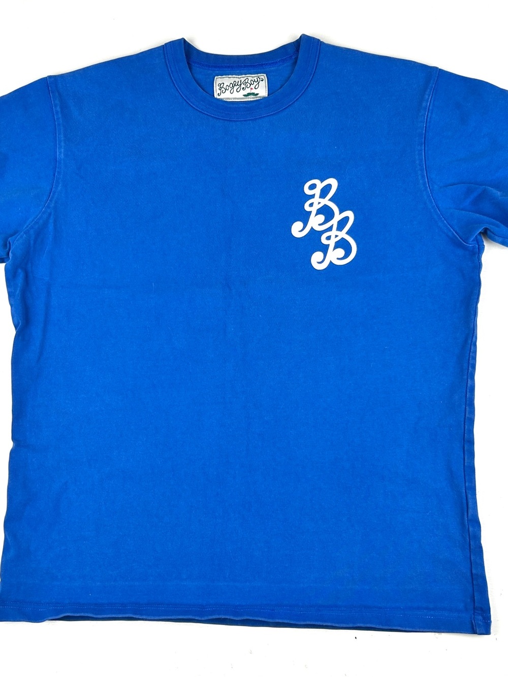 Bogey Boys Golf Blue Thick Cotton Graphic T-Shirt Heavyweight Tee Men’s Small